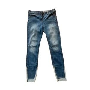 Pilcro and the Letterpress Gr. 28 Jeans Skinny Script Fit Stufensaum ausgefranst blau - Bild 1 von 7