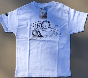 Boys Small Disney CARS LIGHTNING McQUEEN Simplicity Coloring T-Shirt - Bild 1 von 4