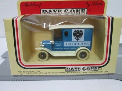 Lledo DG6 1920 Model T Ford Van - Barclays - Image 1 of 4