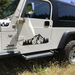 Tree Decal for Doors of TJ Jeep Wrangler (1997-2006) - Picture 1 of 6