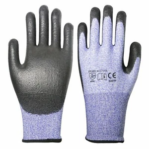 10 Paar + 2 Paar kostenlose Arbeitsschutzhandschuhe schnittfest Level 5 PU beschichtet - Bild 1 von 4