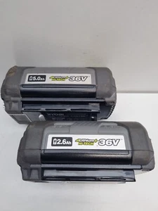 RYobi 36v Battery x2 - 2.6AH + 5Ah - For Parts or Repair - Picture 1 of 5