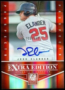 2012 (BRAVES) Elite Extra Edition #142 Josh Elander AU/593  