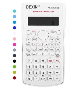 Scientific Calculator 240 Functions 2 Line 10+2 Digits Math Desk White - Picture 1 of 6