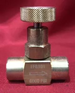 Dixon Valve FFB101 NPT F-F Brass Mini Valve - Picture 1 of 2