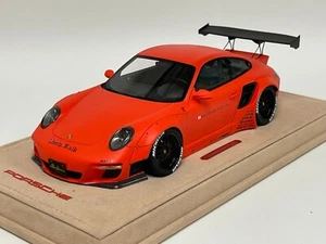 1/18 AB Models Porsche 911 Liberty Walk Matte Orange Model #01 /10 n BBR or MR - Picture 1 of 12