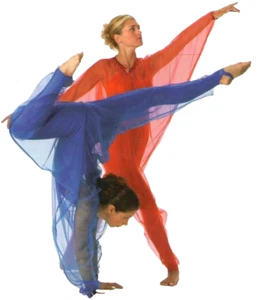 Modern Moves BLUE Child X-Small Contemporary Dance Costume Stirrup Unitard New - Picture 1 of 3