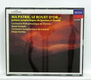 ISTVAN KERTESZ - SMETANA ma vlast DVORAK rouet d'or DECCA 2xCDs full silver NM - Imagen 1 de 2