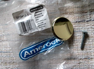 1,5 Zoll RUNDER SCHRANKKNOPF - Menge 7 Stück poliertes Messing Amerock BP3413-3 - Bild 1 von 13