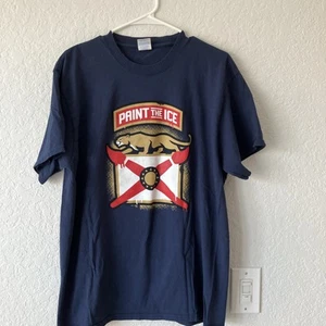 NHL Florida Panthers Paint the Ice mens shirt size large - Picture 1 of 4