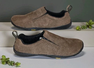 Merrell Jungle Moc Shoes Women's Size US 8 Gunsmoke Brown Suede Outdoor - Image 1 of 4