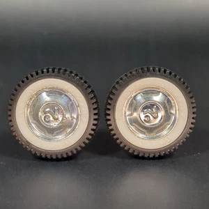 Nylint Car Carrier Trailer Axle Assembly Tires Wheels Parts Fire NFD - Picture 1 of 5