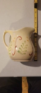 ROSEVILLE OHIO GELB VERZIERTER KRUG - Bild 1 von 5