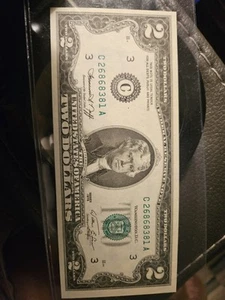 1976 $2 Two Dollar Philadelphia   SN. C26868381A - Picture 1 of 10