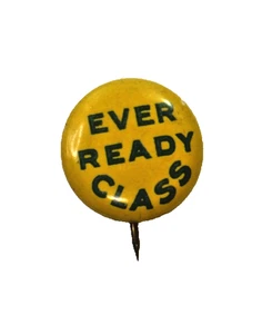 Ever Ready Class Christian Pin back Button Dave C. Cook Publishing Elgin 1920s - Picture 1 of 3
