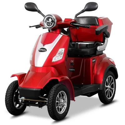 Rolektro E-Quad 15 Rot 1000 Watt Elektromobil Seniorenmobil E-Scooter - Bild 1 von 4