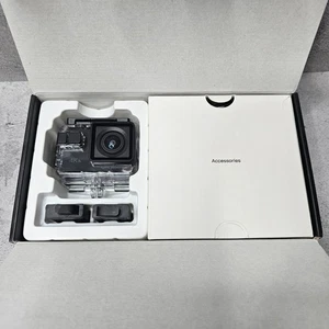 WOLFANG GA300 4K 60FPS Action Camera Full Kit, 2 Batteries & Mic No Charger Dock - Picture 1 of 22