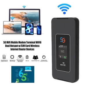 5G MiFi Mobile Modem Terminal WiFi6 Dual Hotspot Wireless Internet Router Device - Bild 1 von 8