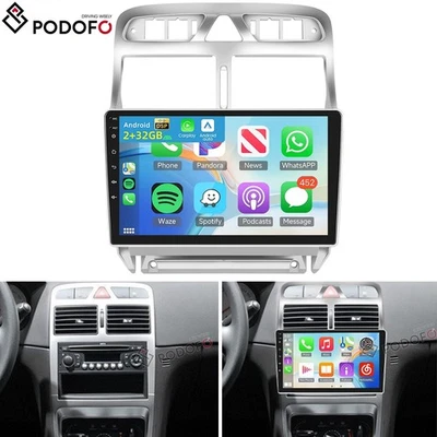 2+32GB 9" Android 15 Autoradio Für Peugeot 307 SW CC 2002-2013 GPS Navi CarPlay - Bild 1 von 4