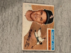 1956 Topps - Nellie Fox #118 Gray Back GDVG .W49 - Picture 1 of 2