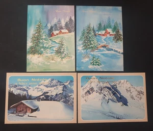 Cartolina Lotto 4 Cartoline Buon Natale (CR1325) - Picture 1 of 2