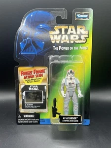 AT-AT Driver 1997 Freeze Frame FF STAR WARS Power of the Force MOC NEW - Picture 1 of 2