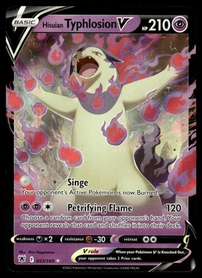 Pokemon TCG SWSH: Sword & Shield Promo Cards #SWSH237 Hisuian Typhlosion V NM - Image 1 of 2