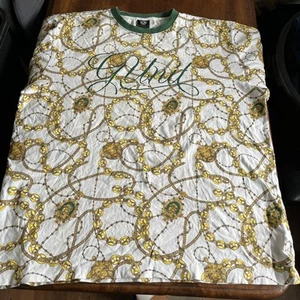 G-Unit Vintage T-shirt Men's XXXL 3XL Extra Large White Green Gold Hip Hop Rap - Picture 1 of 9