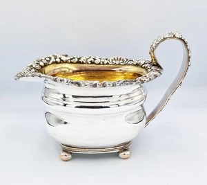 GEORGE IV OLD SHEFFIELD PLATE LARGE CREAM / MILK JUG c1820 - Picture 1 of 7