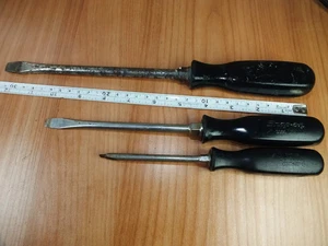 3 Snap On Screwdriver SSD8 , SSD6 , SSDP42 Flat Tip USA - NOT China - Picture 1 of 5