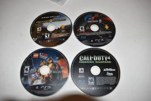 PLAYSTATION 3 PS3 GRAN TURISMO 5, MOTOR STORM, CALL OF DUTY 4 VIDEO GAMES(MLP49) - Picture 1 of 4