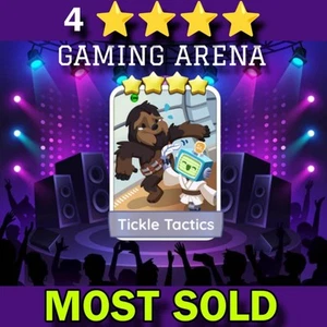 1 X Tickle Tactics 4 ⭐ ⭐ ⭐ ⭐ (Sticker-Mono_poly_Go) - Picture 1 of 1