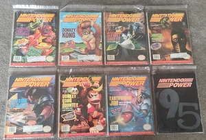 Nintendo Power 8 Magazin Lot VOL 60 61 63 64 65 66 67 68 alle mit Postern - Bild 1 von 9