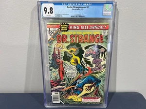 1976 Doctor Strange Annual #1 CGC 9,8 pagine bianche Marvel Comics King-Size (BAC) - Foto 1 di 4