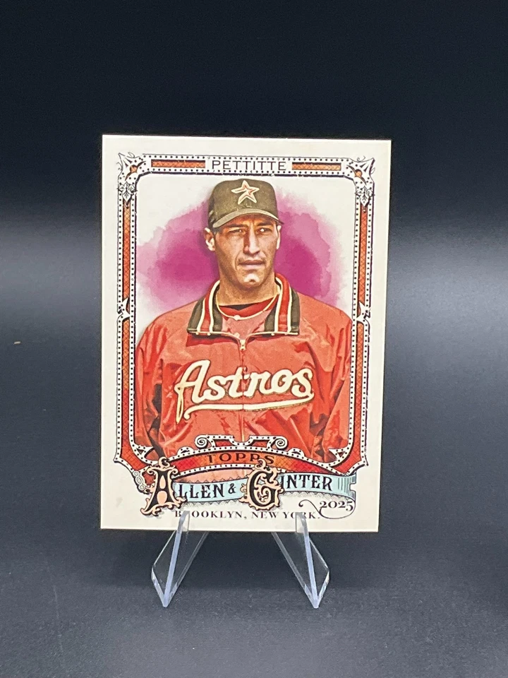 2025 Topps Allen & Ginter Baseball #185 Andy Pettitte, Houston Astros - Imagem 1 de 1