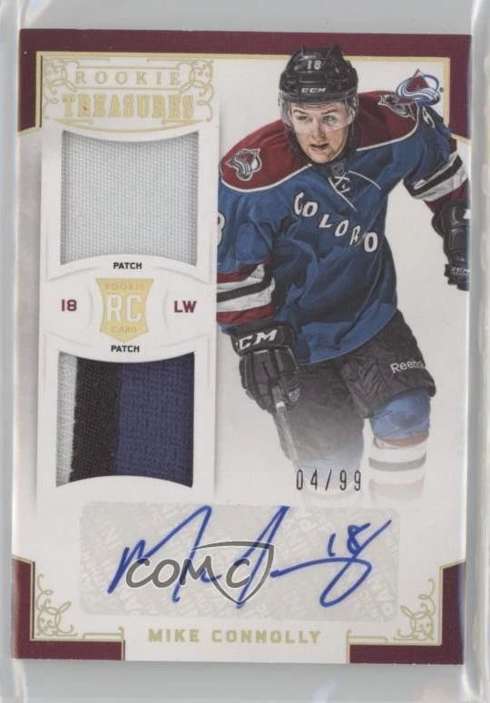 2012 Panini Rookie Anthology Treasures /99 Mike Connolly #112 RPA Patch Auto RC - Image 1 of 2