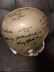 1950s Washington Redskins Team AUTOGRAPHED SIGNED Full Size Helmet Sammy Baugh - Picture 1 of 5
