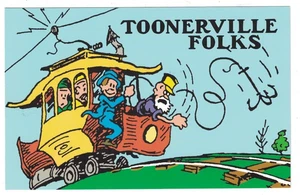 1995 FIRST DAY OF ISSUE POSTAL CARD COMICS CLASSIC COLLECTION TOONERVILLE FOLKS - Picture 1 of 2