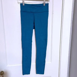 Outdoor Voices womens size XS leggings teal 24” inseam Cropped Athletic Active - Picture 1 of 3