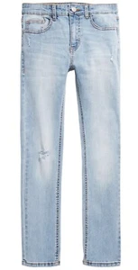 Ring Of Fire OVERCAST Big Boys Tumble Skinny-Fit Stretch Destroyed Jeans, US 8 - Picture 1 of 4