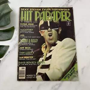 Hit Parader Vintage Magazine November 1976 Elton John Steven Tyler David Bowie - Picture 1 of 7