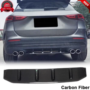 Fit For Mercedes H247 GLA250 GLA35 20UP REAL CARBON Rear Bumper Diffuser Lip - Picture 1 of 12