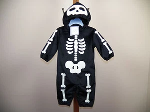Koala Kids Skeleton Halloween Costume Girl Boy Size 3/6M, 6/9M **NEW W/ TAGS** - Picture 1 of 9