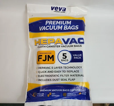5 Veva Premium Vacuum FJM Bags BRAND NEW - Image 1 of 2