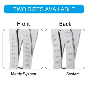 Precise Thread Size Checker Keychain Bolt Size Finders Keychain Thread Gauges - Picture 1 of 8