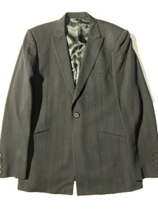 Vintage neue NATIONALTRACHT HERREN schwarz Wolle Spitze Revers Blazer Jacke Gr. 40 50 Italien - Bild 1 von 14