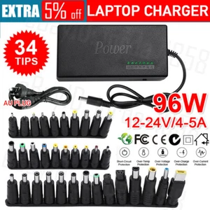 DC 12-24V Universal Adjustable Power Supply Charger Adapter For Notebook Laptop - Picture 1 of 12