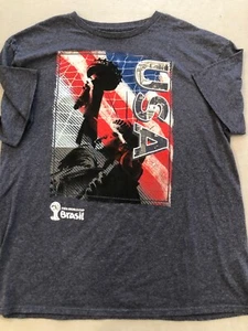 Fifa World Cup Shirt Men's Extra Large USA World Cup Brasil Graphic Tee - Picture 1 of 5