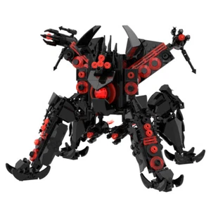 Skibidi Toilet Building Blocks Trio Sound Mecha Spider Model Puzzle Toys Gifts - Picture 1 of 7