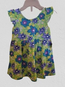 Kidgets Toddler Girls Green Floral Dress select your size - Picture 1 of 1